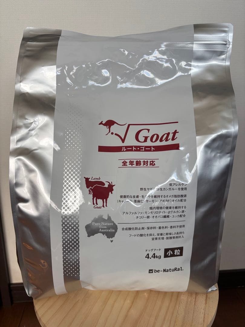 be-Natural Goat ドライフード 4.4kg＋1.5