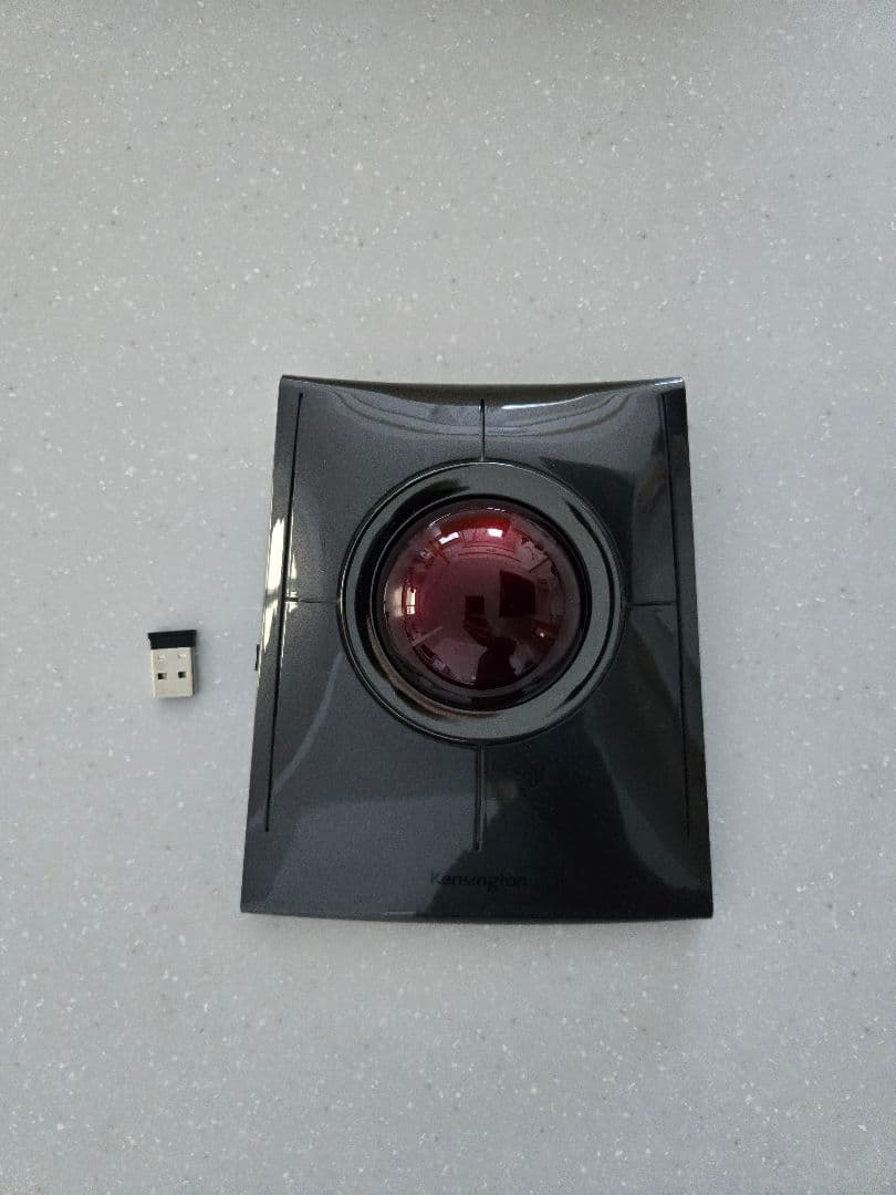 ワイヤレス トラックボール 黒 USB-C