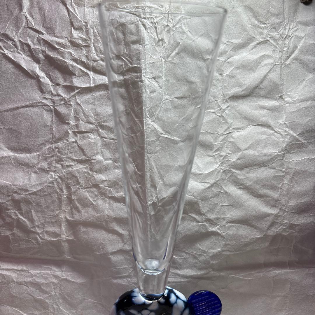 KOSTA BODA ガラスベース 黒・白・青