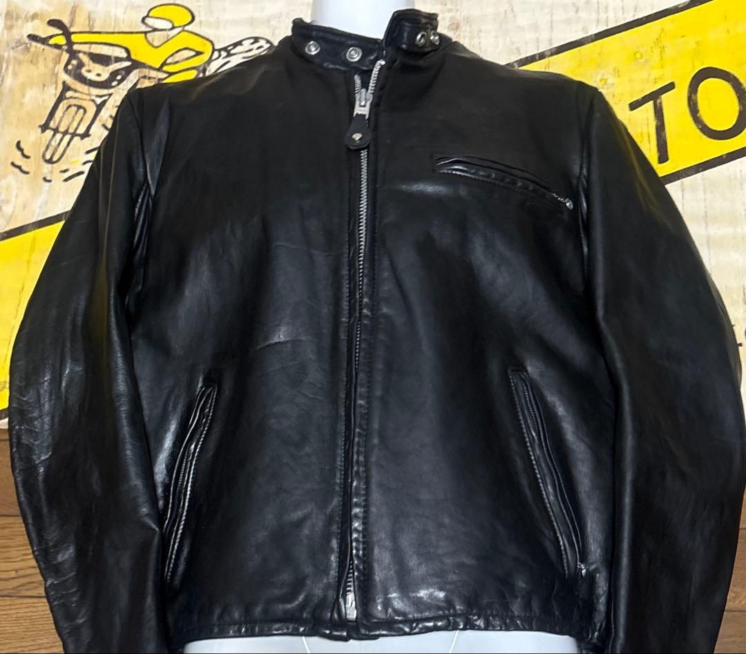 美品‼️schott641 42インチシングルライダース インナーボア付