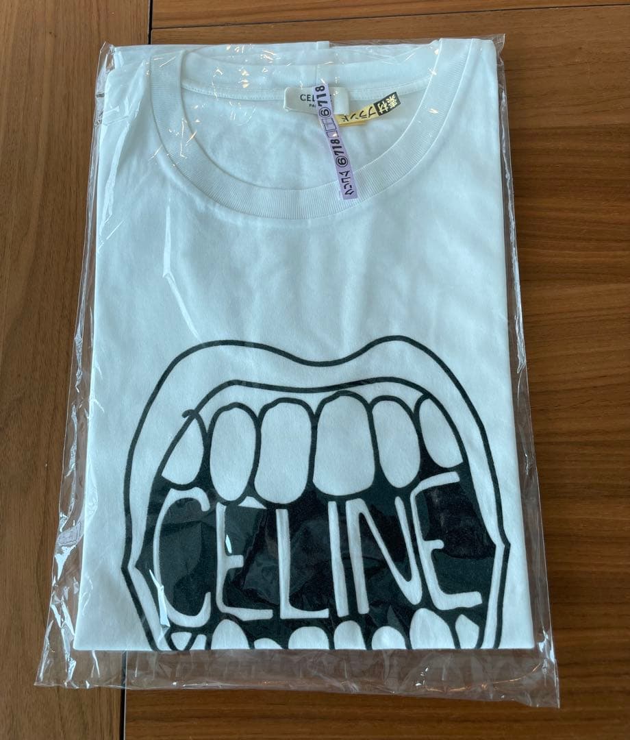 CELINE セリーヌ　21SS POPUP限定 Tシャツ S ホワイト