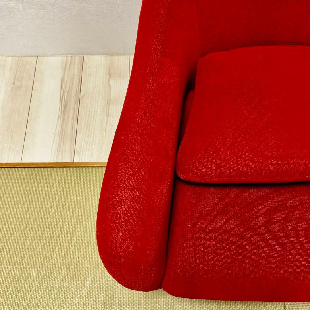 イデー　ミニミラーアームチェア　レッド