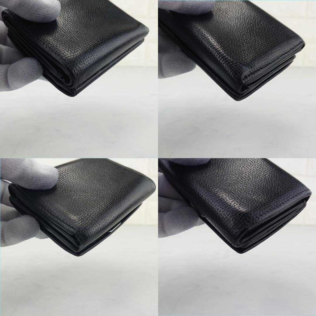 【ちょこ様用】ロエベ　Wホック　三つ折り財布（箱・内袋付き）　1202