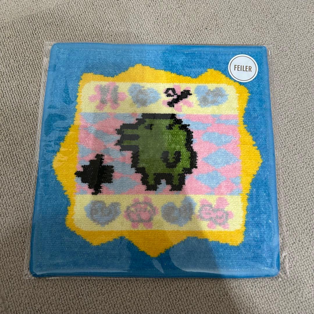 【未開封】フェイラーたまごっち　まめっち　くちぱっちハンカチ