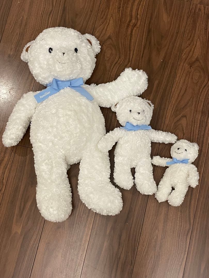 familiar ファミリアベアー　ファミちゃん　ぬいぐるみ 3体セット