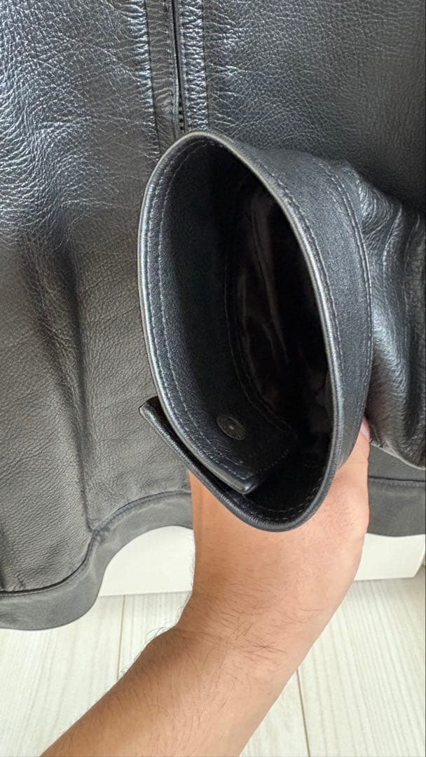 超美品ワコマリア シングルライダース 08AW サイズXL