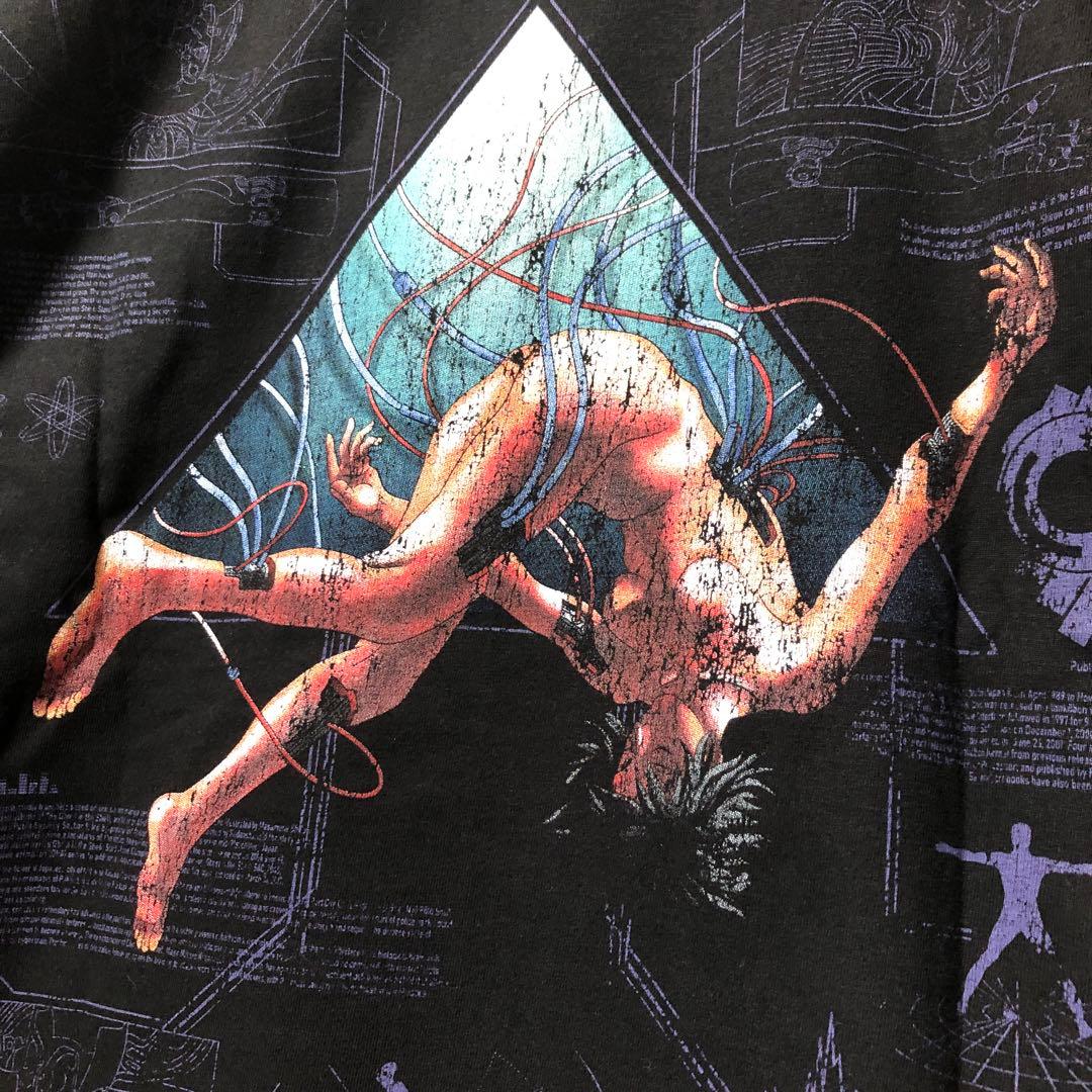 【Tシャツ】攻殻機動隊 GITS アニメ 映画 古着 希少 正宗士郎 XL レア