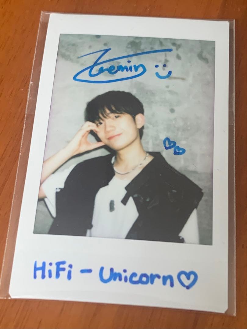テミン 直筆サイン入りチェキ