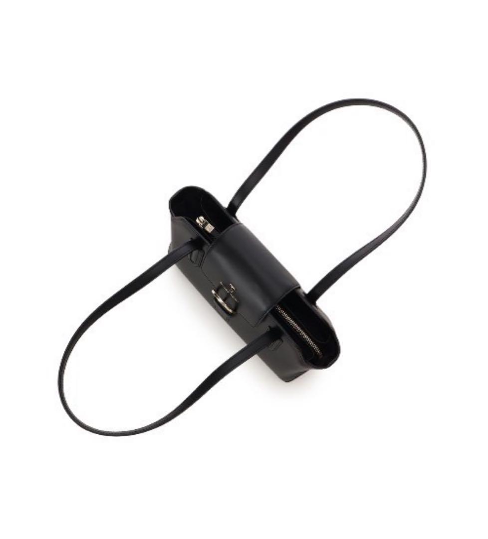 Samantha thavasaハンドバッグ レザーサイドスタッズハンドバッグ