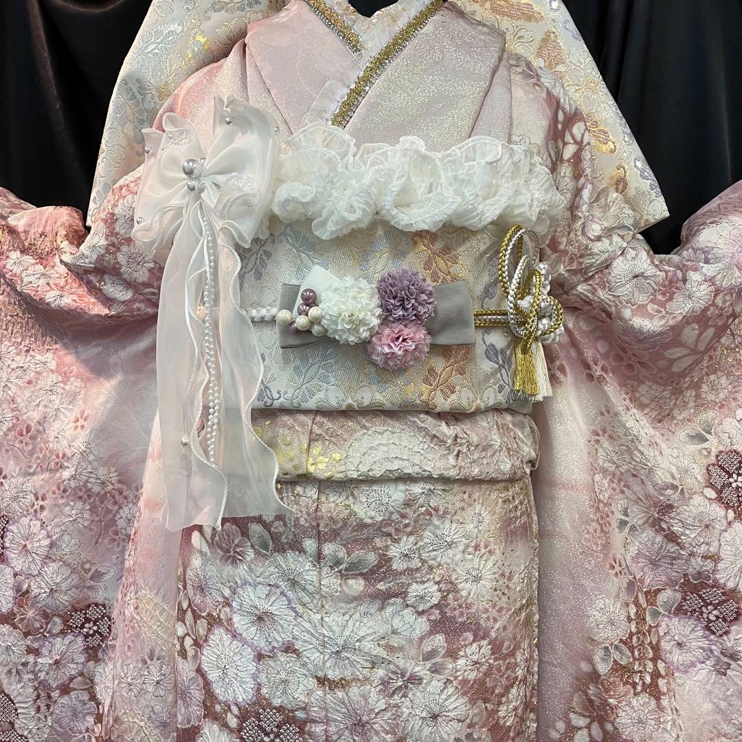 振袖フルセット■辻が花■花絞り■関芳■新品オーダー■正絹■成人式振り袖
