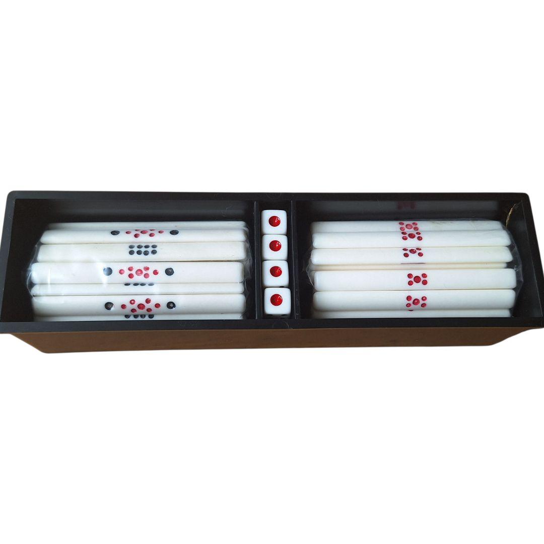 未使用品　虎牌　キングバード　麻雀牌　関東書体　背竹　虎一筒　重量牌　レア