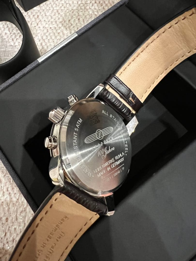 ZEPPELIN 100周年記念シリーズクロノグラフアラーム　7680-1N