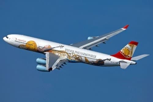 エアバス A340 オーストリア航空 「ウィーンフィルハーモニー」
