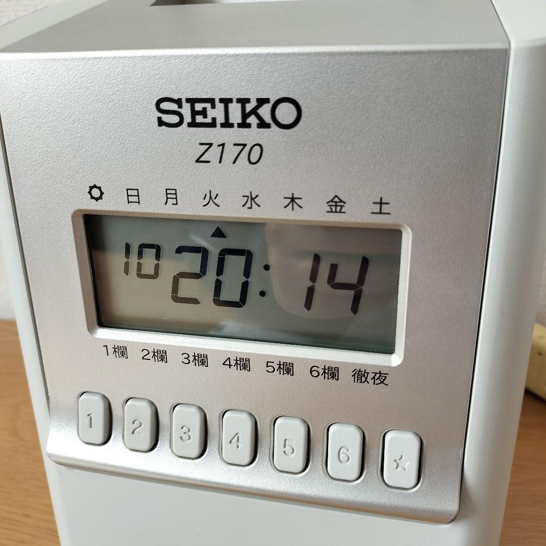 D*.様 【印字確認済み】セイコー　タイムレコーダー　Z170