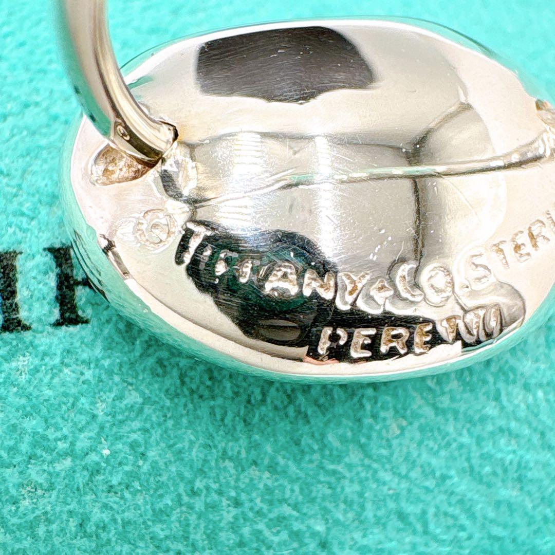 極美品 オールドティファニー ビーン ラージ リング 10.5号 シルバー925
