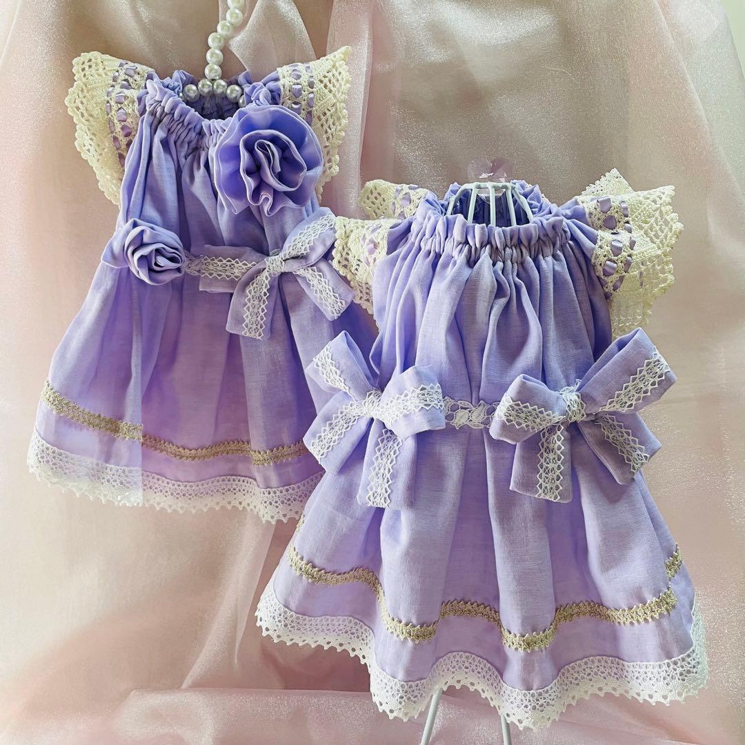ライラックのワンピース　オーダーページ　犬服　ハンドメイド　∞TuTu∞