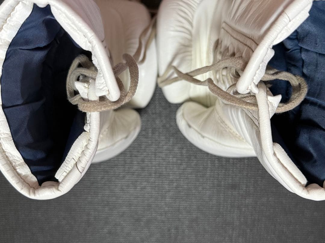 モモタロ Winning ボクシンググローブ ホワイト スーパーリング用