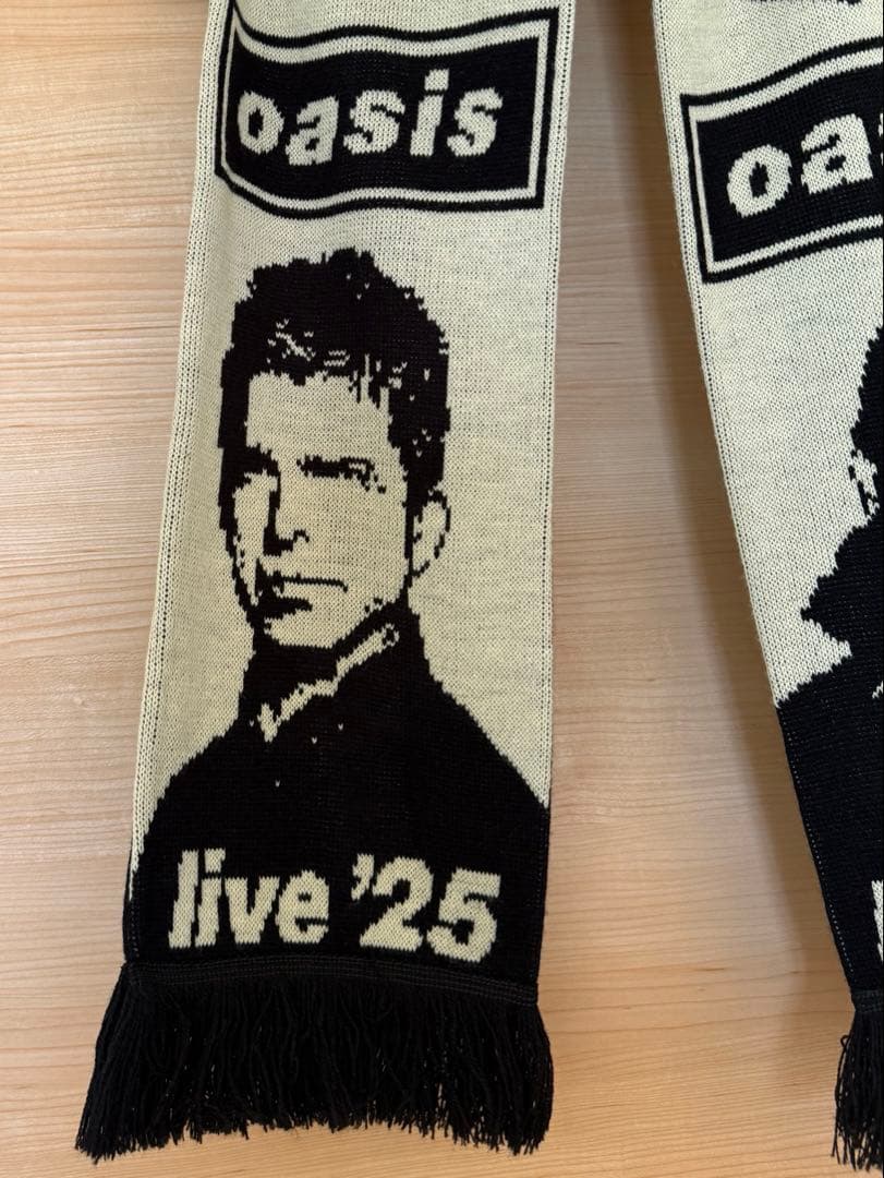 oasis live '25 フットボールスカーフ