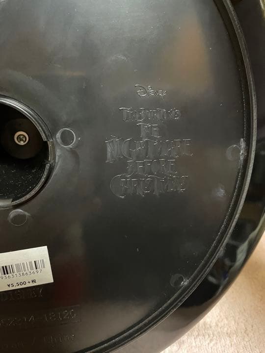 ナイトメアビフォアクリスマス　ブギー　ルーレット　皿　ハロウィン　ヴィランズ