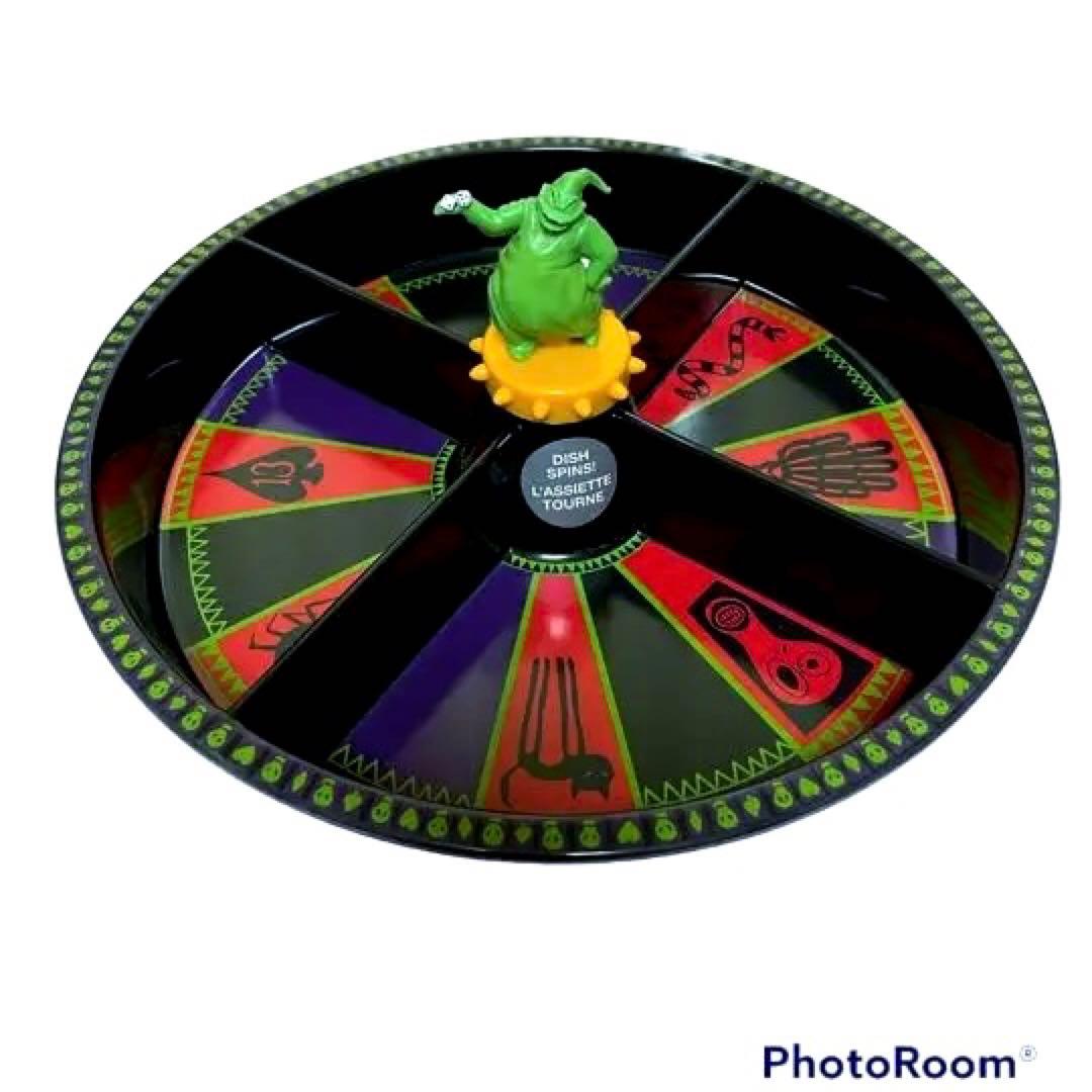 ナイトメアビフォアクリスマス　ブギー　ルーレット　皿　ハロウィン　ヴィランズ