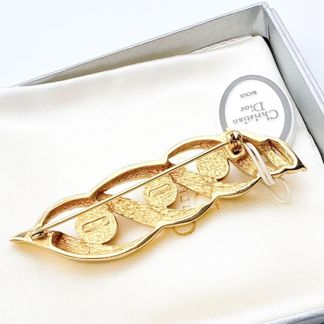 2323 保存箱付きGermany製✨Dior　ブローチ　CDロゴ　希少　刻印