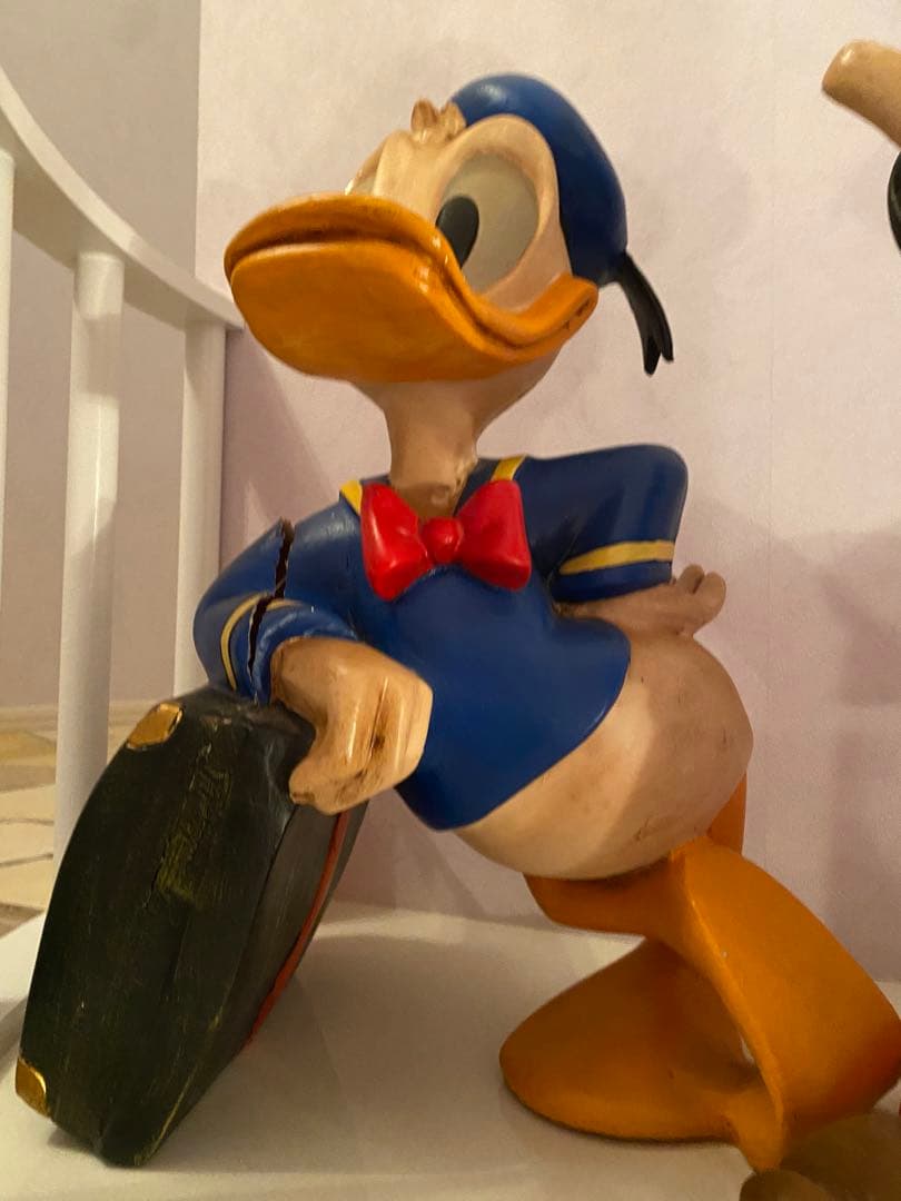 アンティーク　ミッキーマウス　ドナルド　スクルージおじさん　オブジェ