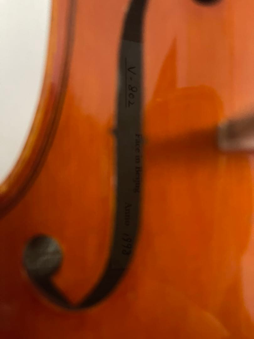 木製バイオリン 4弦 スタンド付き
