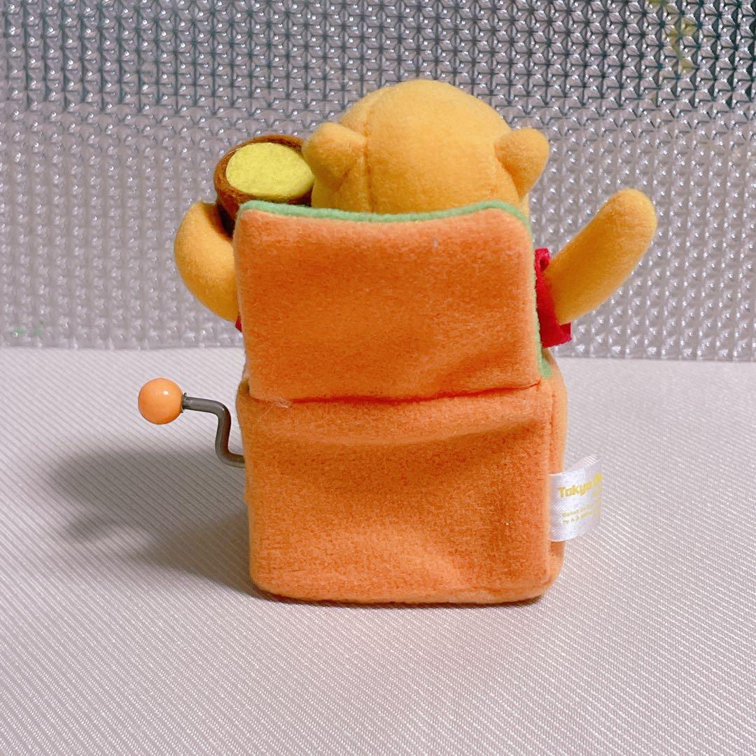 東京ディズニーランド　くまのプーさん　ぬいぐるみ　手回しオルゴール　インテリア