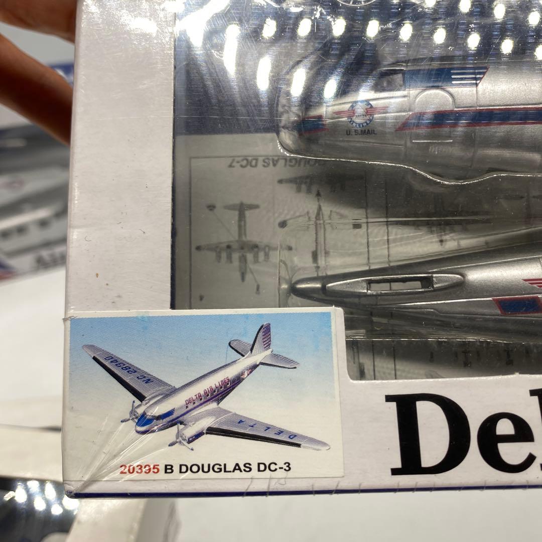 航空機モデルセット（デルタ・ユナイテッド・ノースウェスト）
