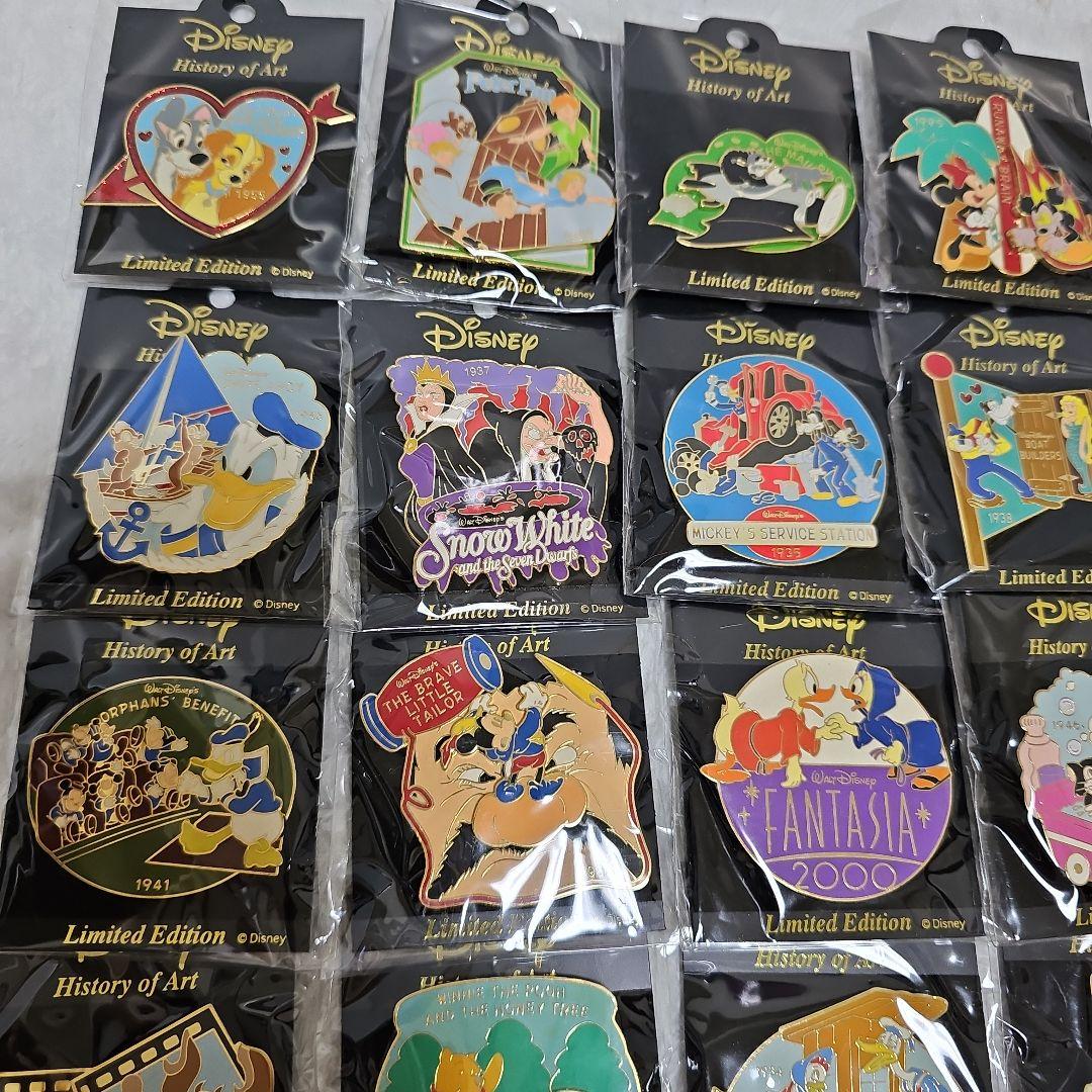 Disney History of Art キャラクター 限定ピンバッジ