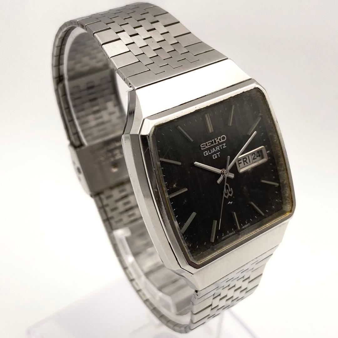 【稼動品】SEIKO デイデイト スクエア クォーツ 腕時計 0823-5000