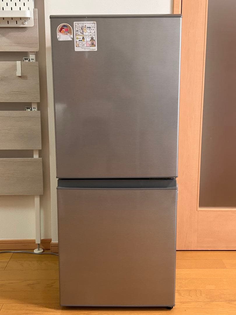 AQUA シルバー 冷蔵庫 上下二段式 129L
