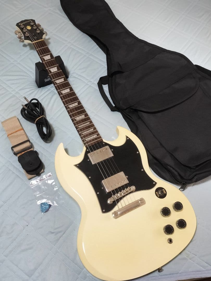 Epiphone SG Standard エピフォン白セットネック 初心者最適