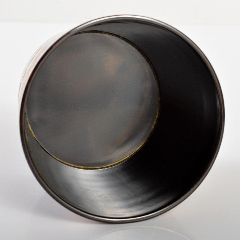 茶道具　山中塗　道場宗廣作　老松蒔絵　末広棗　共箱　V　R6875