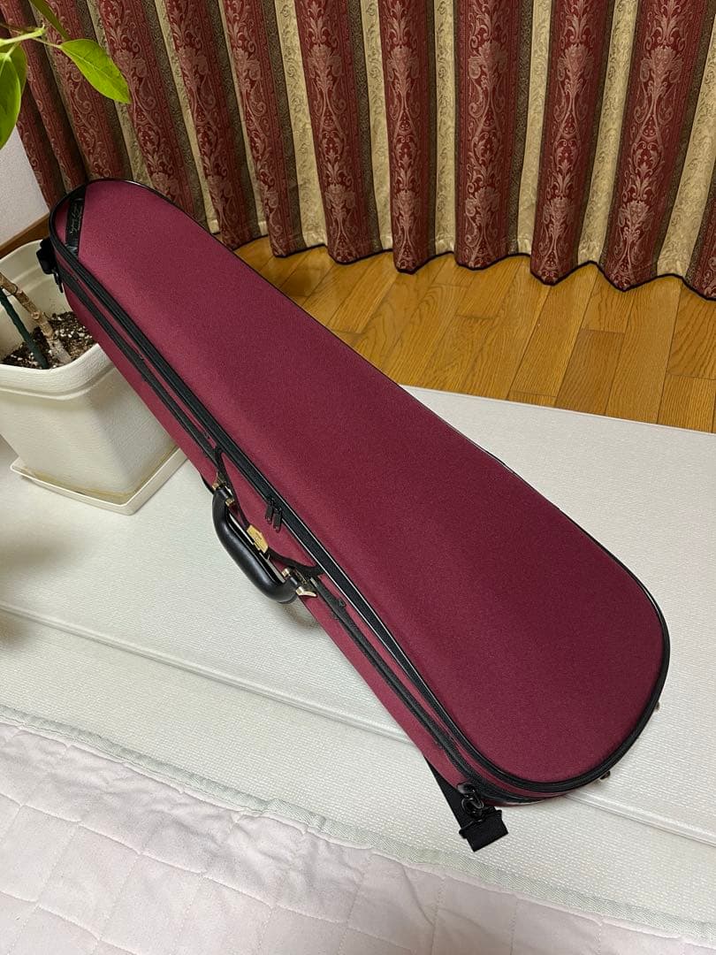 超美品　鈴木弦楽器スーパーライト バイオリン・ビオラケース メイゼル消音器ほか