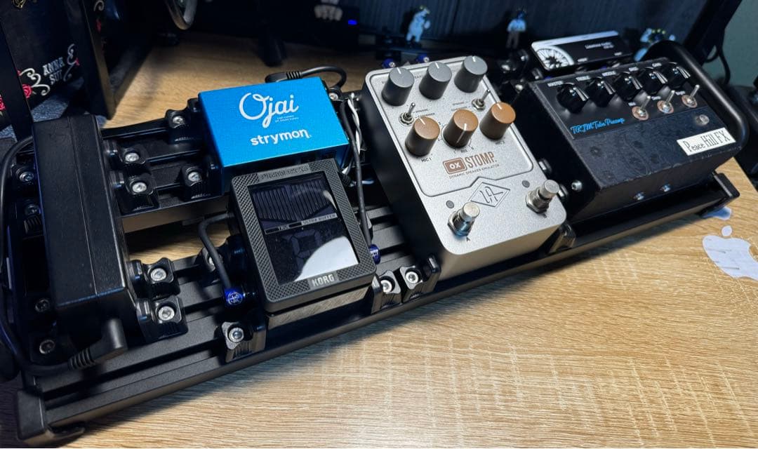 ライン録用 Peace Hill FX + UAFX OX Stompボード一式