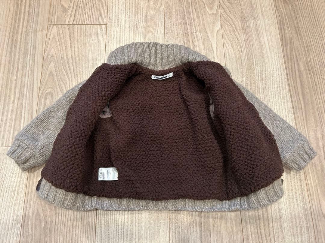 ファミリア　ニットジャケット　90cm