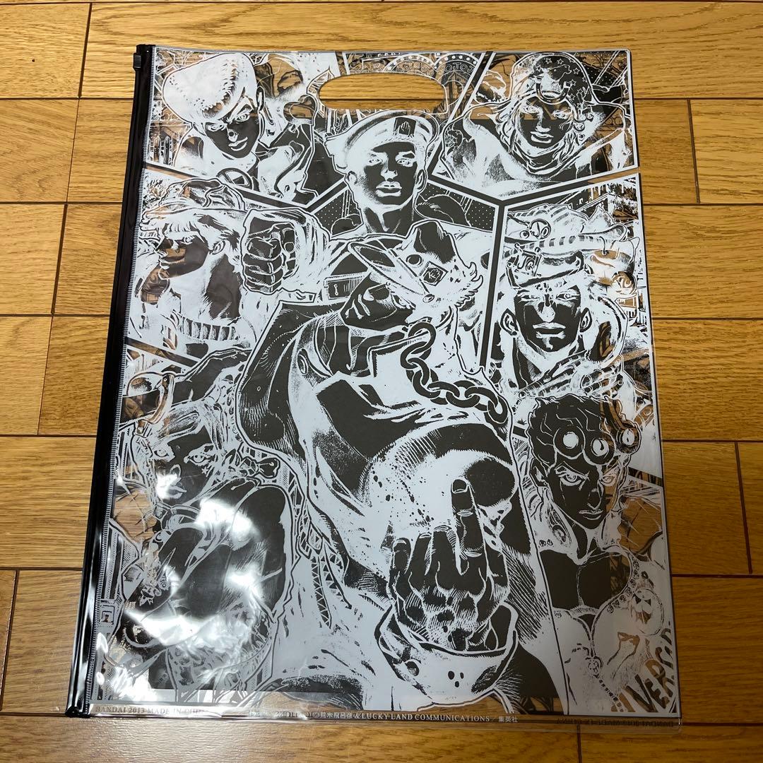 ジョジョの奇妙な冒険　クリアファイル　ビニールバッグ