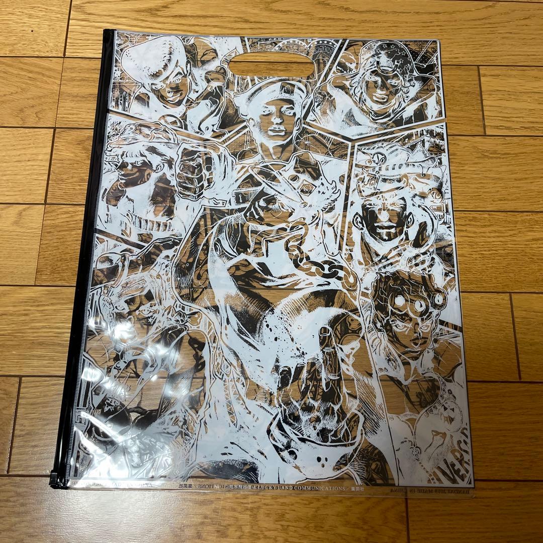 ジョジョの奇妙な冒険　クリアファイル　ビニールバッグ