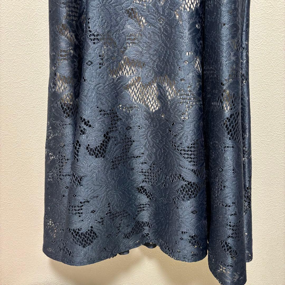 etoll 3wayシフォンボレロ&レースキャミドレス 結婚式 ワンピース