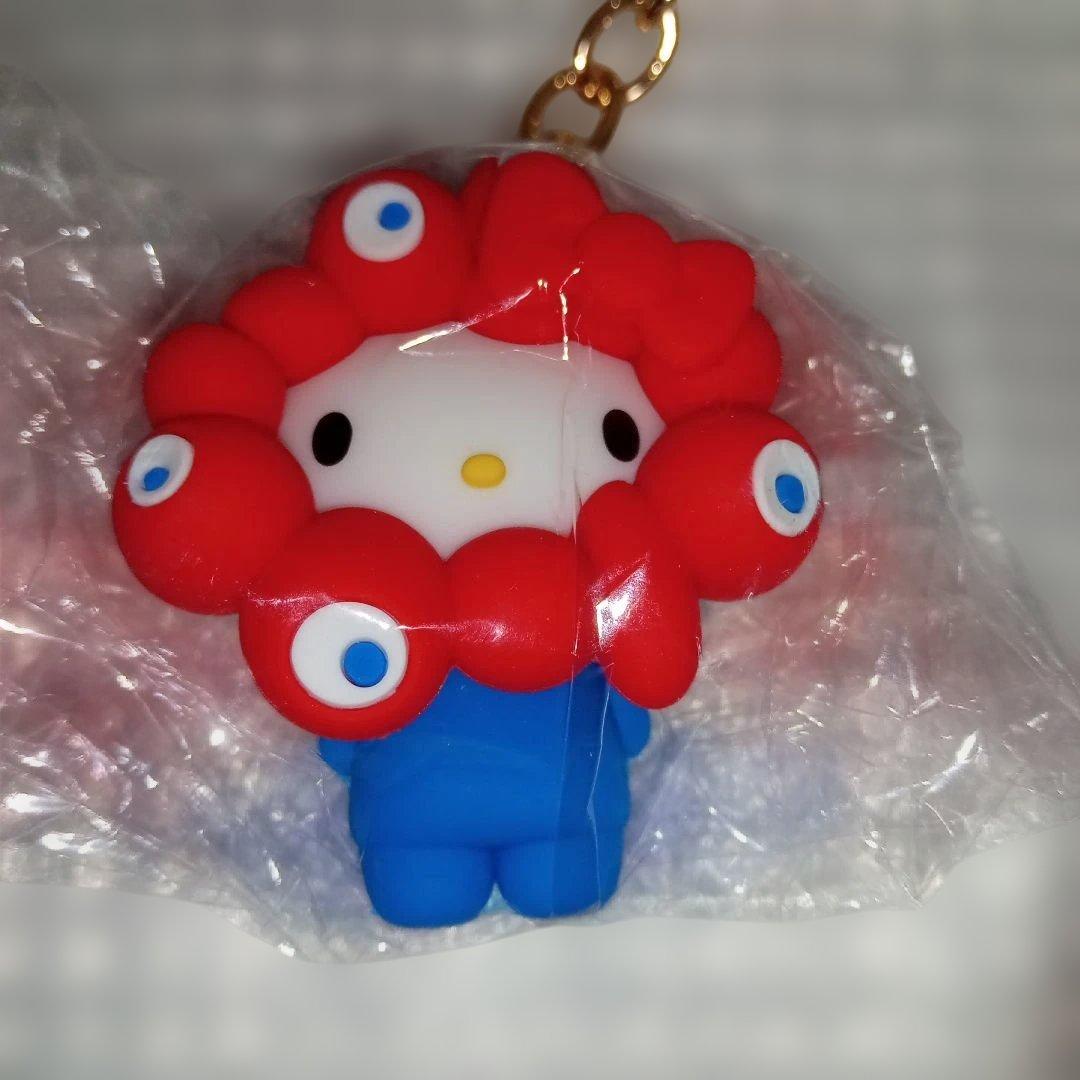 O*可様 万博会場限定サンリオミャクミャク　キティーキーホルダー　黒　ノーマル