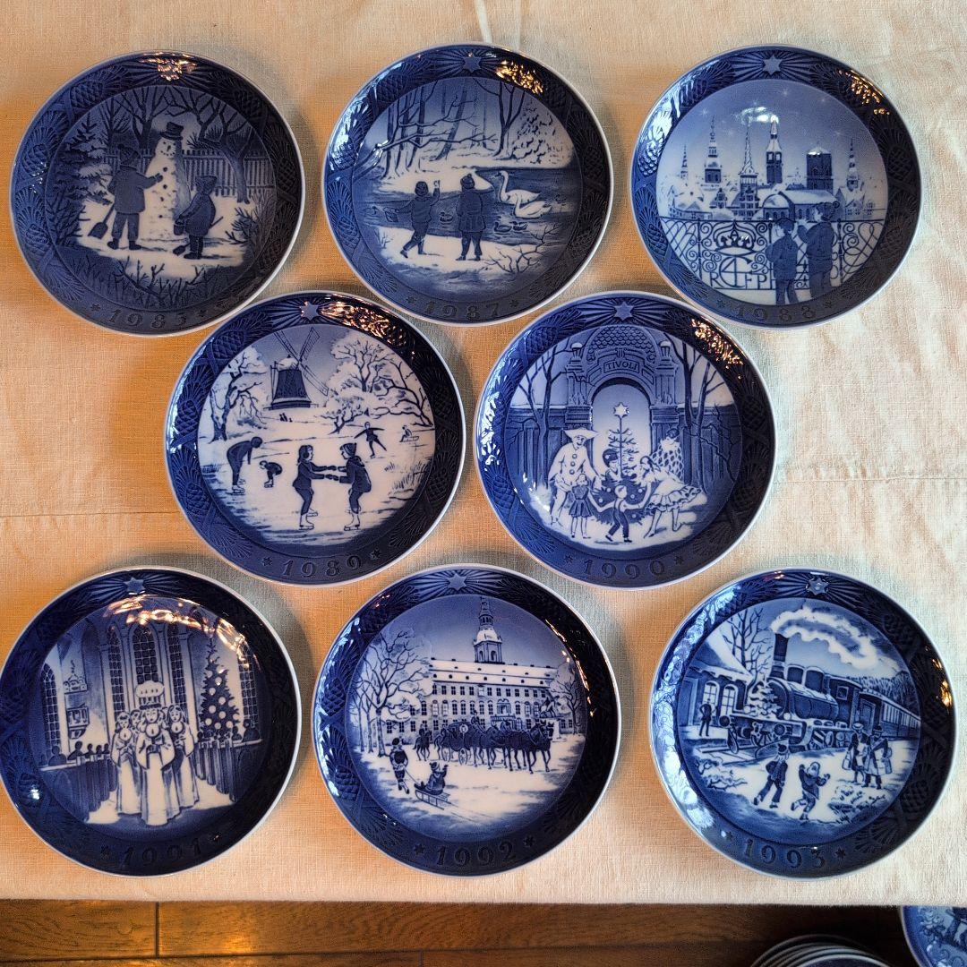 ロイヤルコペンハーゲン イヤープレート 38枚 1958-2006　バラ売可