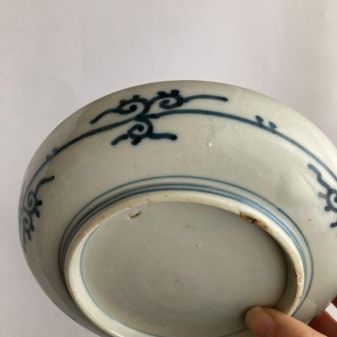 赤絵羊歯鹿皿　器　柿右衛門、九谷青窯や青郊窯、大聖寺伊万里、古伊万里や九谷焼好き