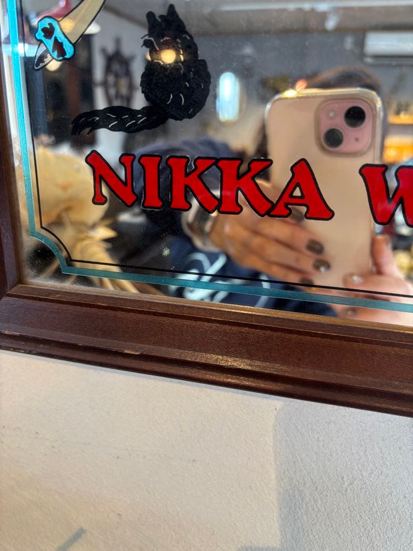 Nikka パブミラー　当時もの　レトロ