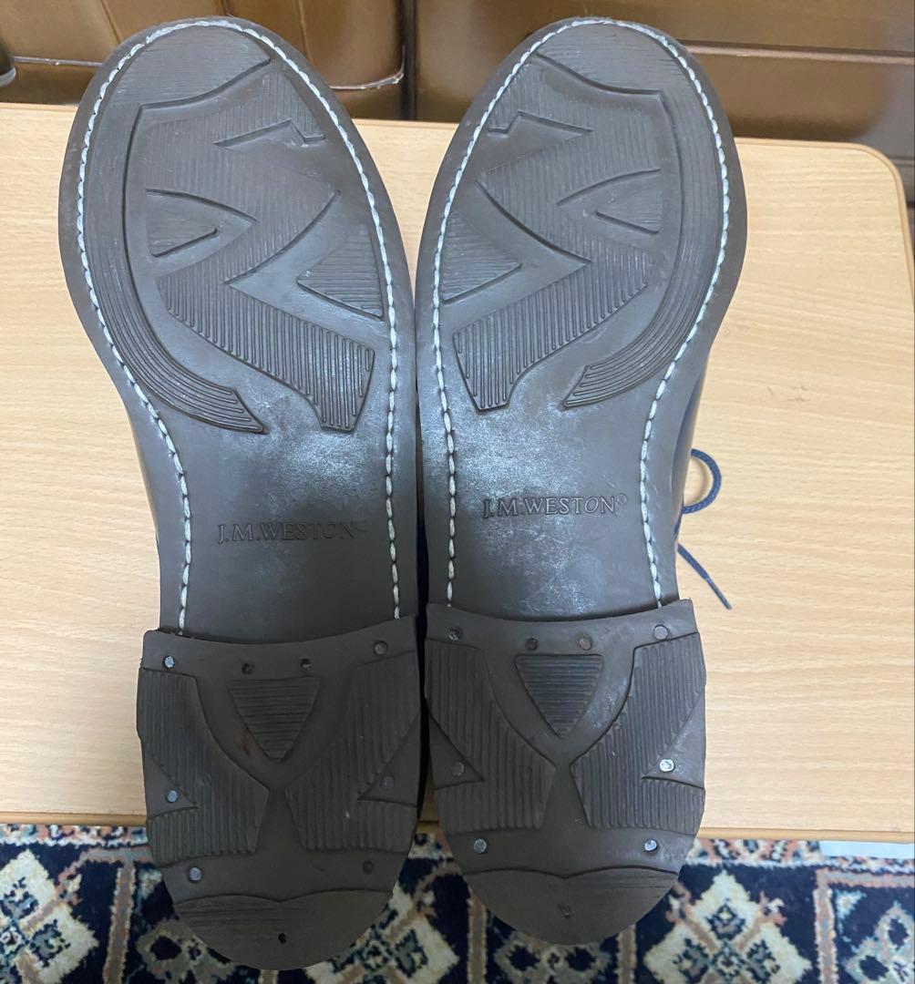 靴 JM WESTON 641 Golf boxcalf NAVY