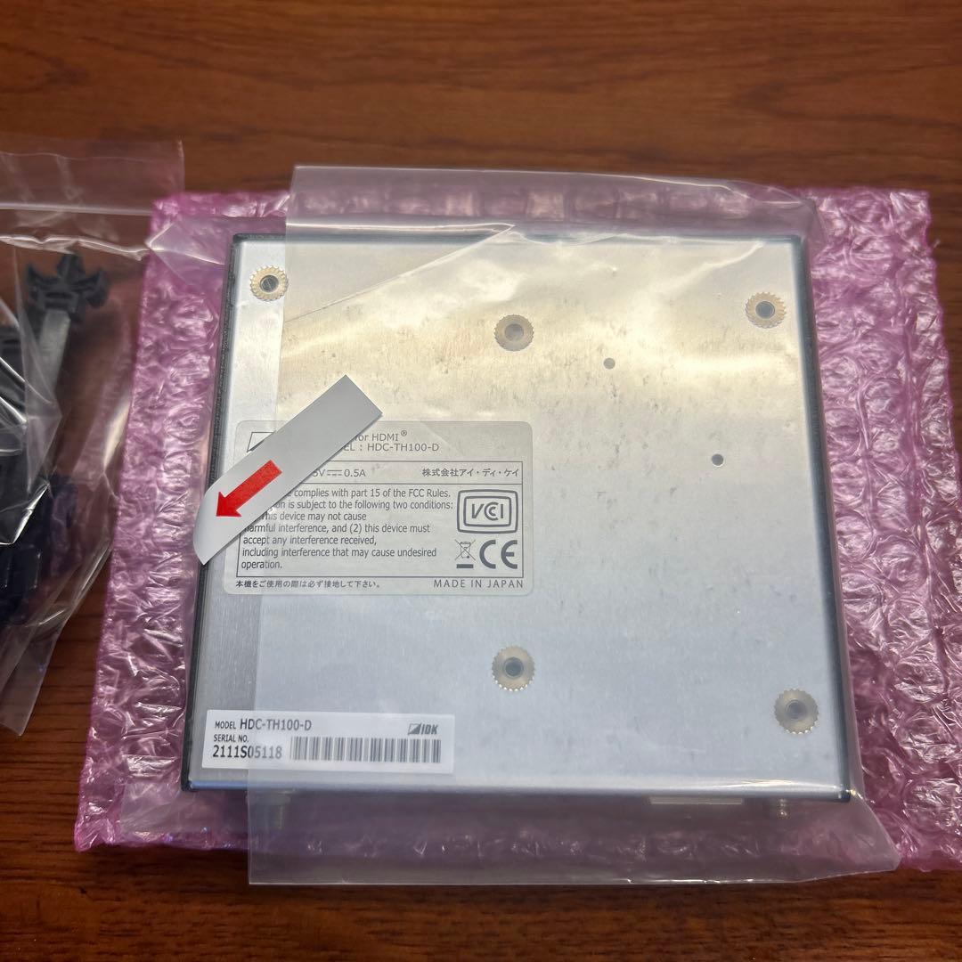 HDMIツイストペアエクステンダー　IDK HDC-TH100-D　未使用品