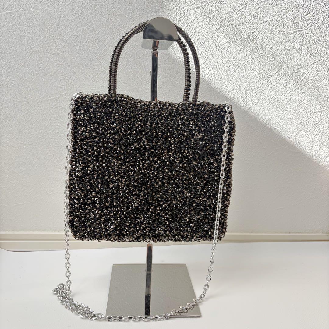 極美品　現行カラー　アンテプリマ　スタンダード　スクエア　ミディアム　ブラック