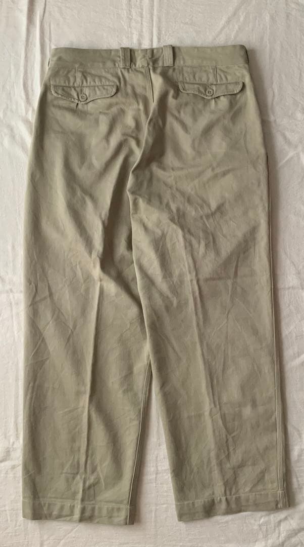 フランス軍m-52チノパンツ　ワンタック　軍パン　25サイズ
