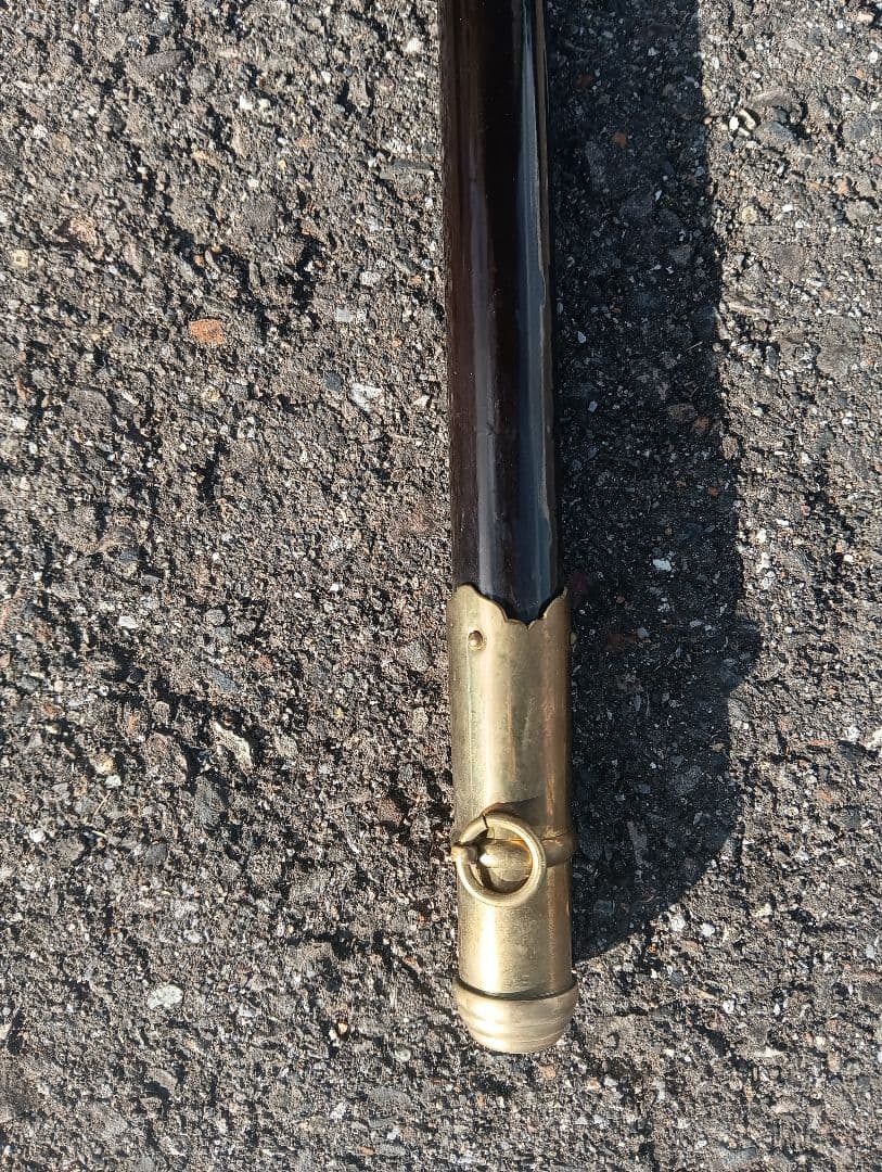 旗棒 旗竿　木製　金具　軍旗