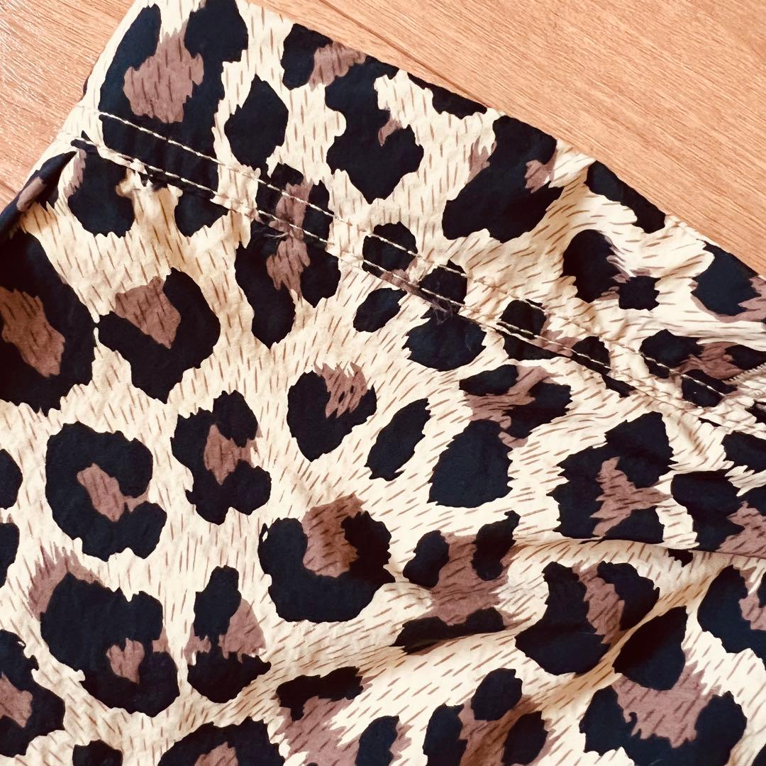 最終　グラミチ×ニコアンド　ヒョウ柄サルエルラップパンツ　限定　ユニセックス